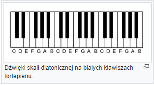 dzwieki skali diatonicznej